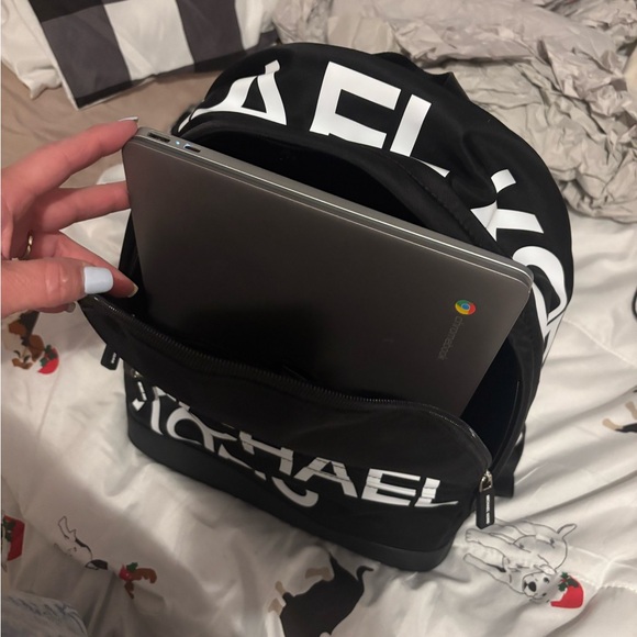 MICHAEL KORS SPORT BLACK BACKPACK - Picture 5 of 15